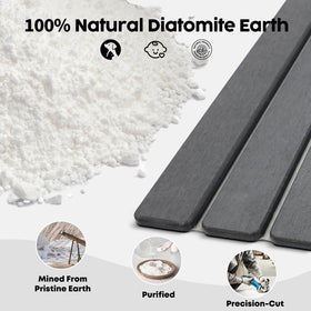 Puxinargo diatomaceous earth surface demonstrates rapid water uptake after use