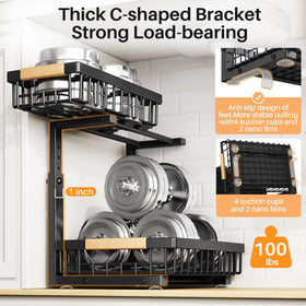 PXRACK large capacity two-tier storage maximizes space