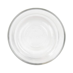 Pyrex 7200 bowls and lids fit together for easy stacking and organization.