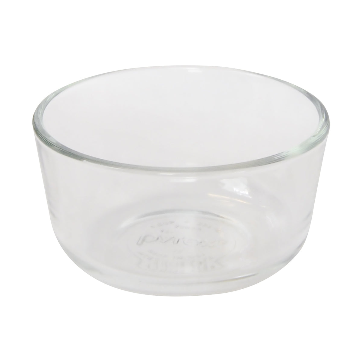 Pyrex 7202-PC dark blue lid securely fits the bowl.