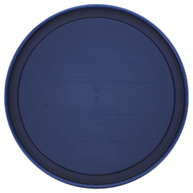 Closeup of Pyrex 7402-PC blue lid showing BPA-free plastic design