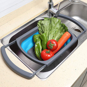 QiMH BPA-free heavy-duty colander resists wear after repeated use.