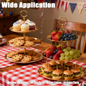 QTLCOHD display stand for cupcakes and pastries at gatherings.