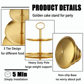 QTLCOHD easy-clean finish protects the gold coating after use.