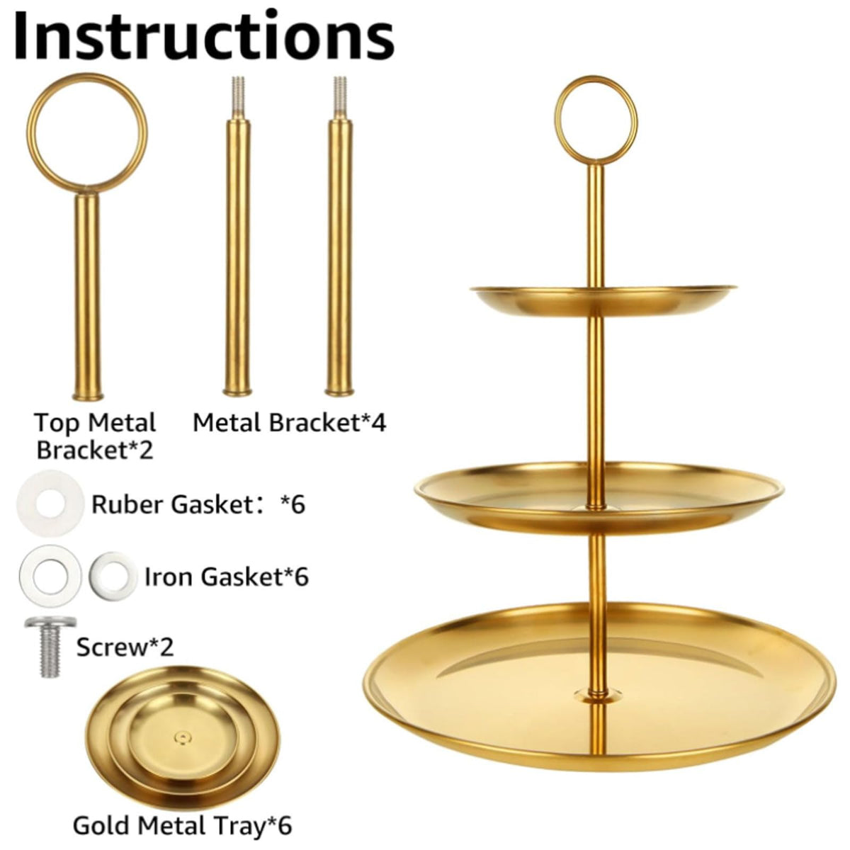 QTLCOHD versatile stand for weddings and parties as a multi-use tray.
