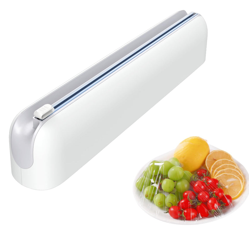Quasziwa foil dispenser with magnetic base keeps countertops clutter-free for easy access.