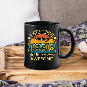 QUPT 30th birthday mug for daily use with coffee or tea.