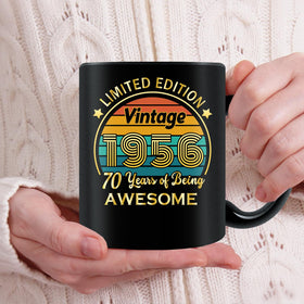 Qupt keepsake mug for celebrating 1956 milestones with everyday rituals
