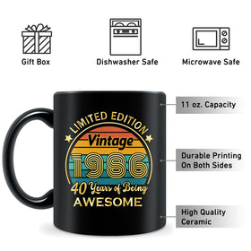QUPT gift mug for him and her, perfect for birthdays and celebrations.