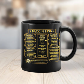 Qupt 70th birthday design stands out on desk or shelf