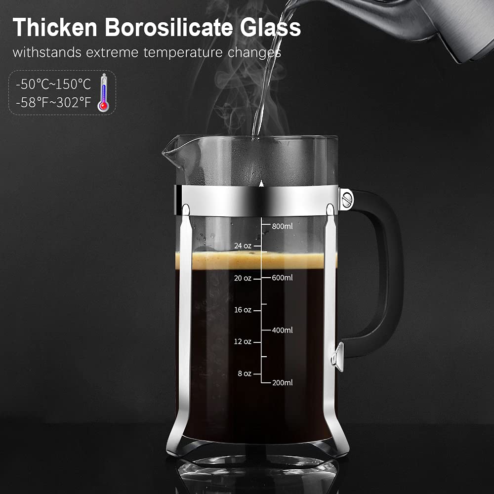 QUQIYSO four-filter system for smoother, cleaner coffee