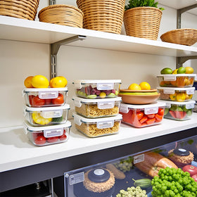 R.repad yay durable glass set for fridge, freezer, pantry