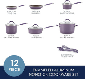 Rachael Ray Cucina nonstick interior for easy food release and cleanup
