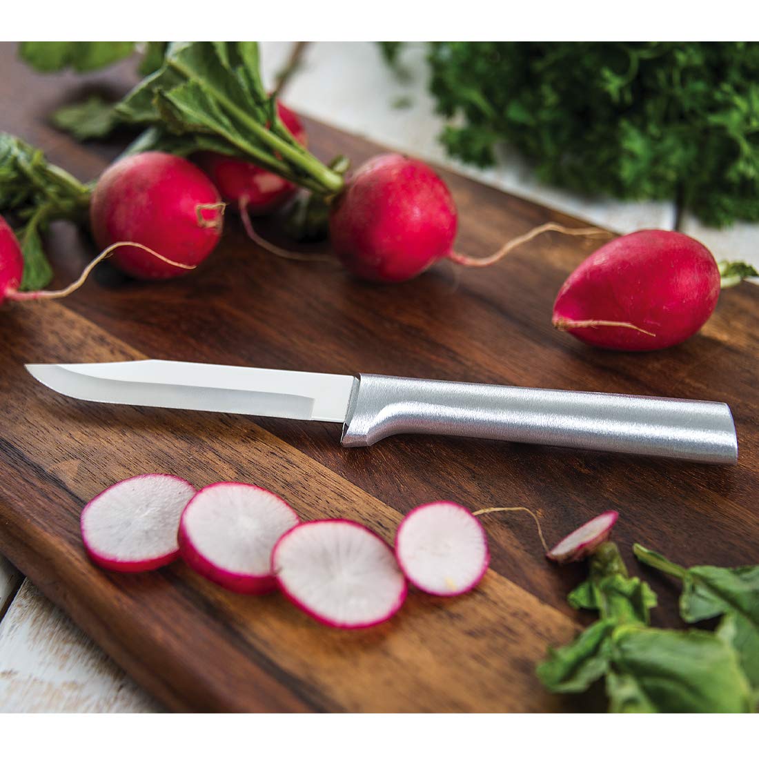 RADA paring knives suited for apple and vegetable prep with control.