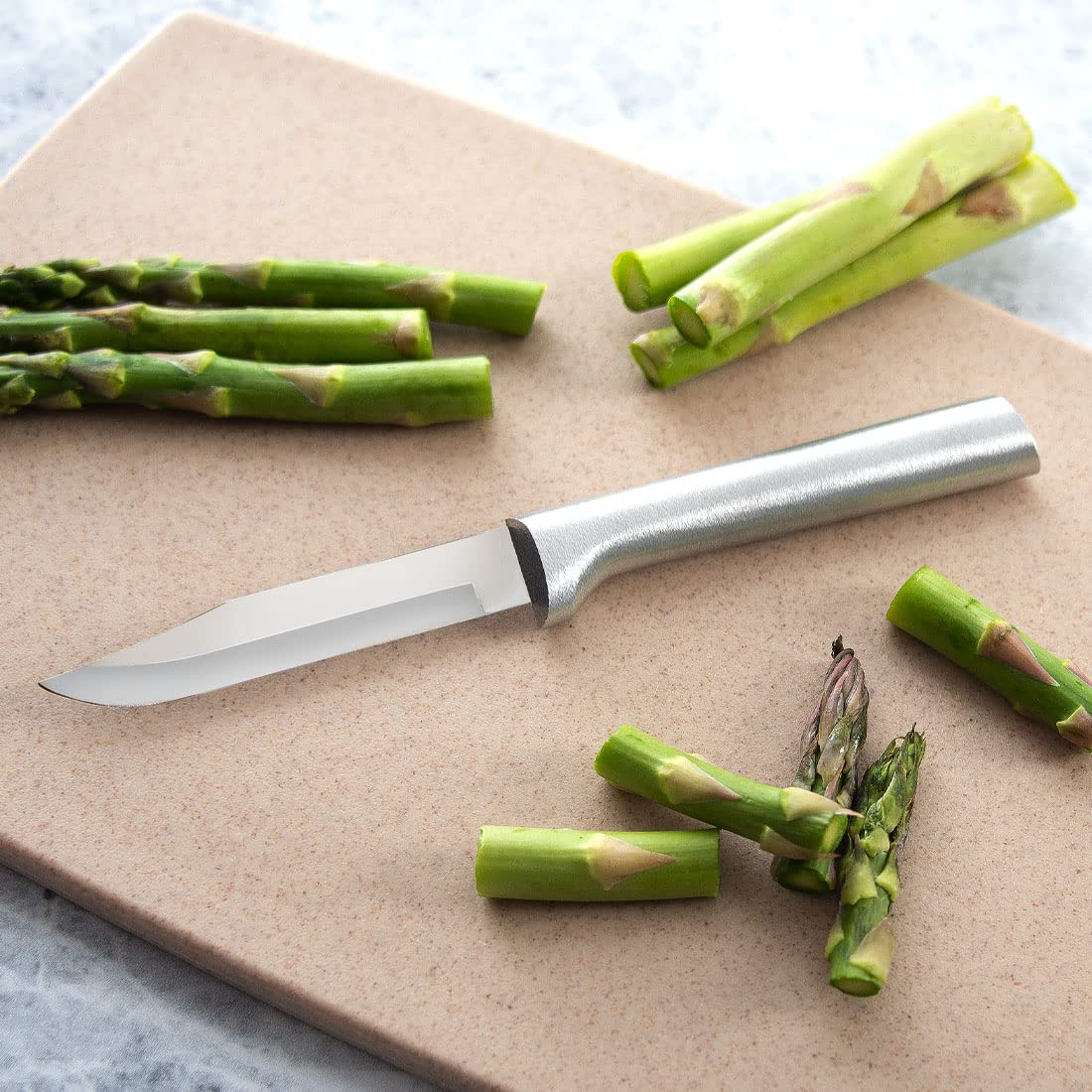 Rada Regular Paring Knife R101 used for seed removal and trimming.