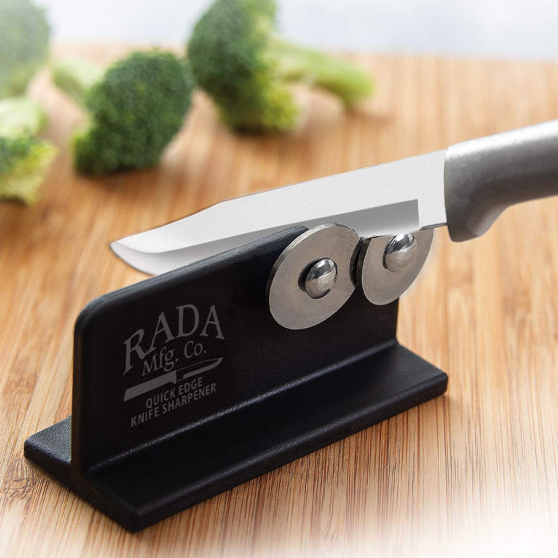 Rada Quick Edge Knife Sharpener proudly made in the USA from start to finish.