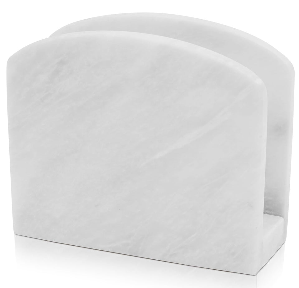 Radicaln marble napkin holder 6-5 inch, stable base for everyday dining.