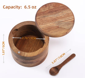 RAETTER.LY single-compartment 6.5oz condiment pot ready for salt or spices