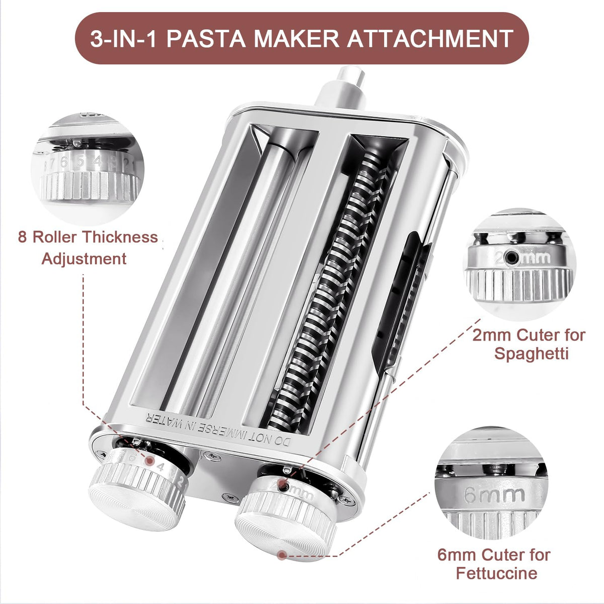 RAF BAR pasta maker spaghetti cutters enable classic long noodles at home