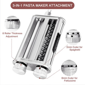 RAF BAR pasta maker spaghetti cutters enable classic long noodles at home