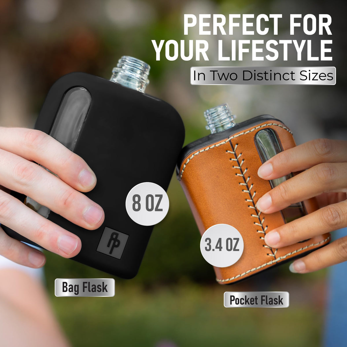Ragproper no-spill pour window to avoid overfilling during travel.