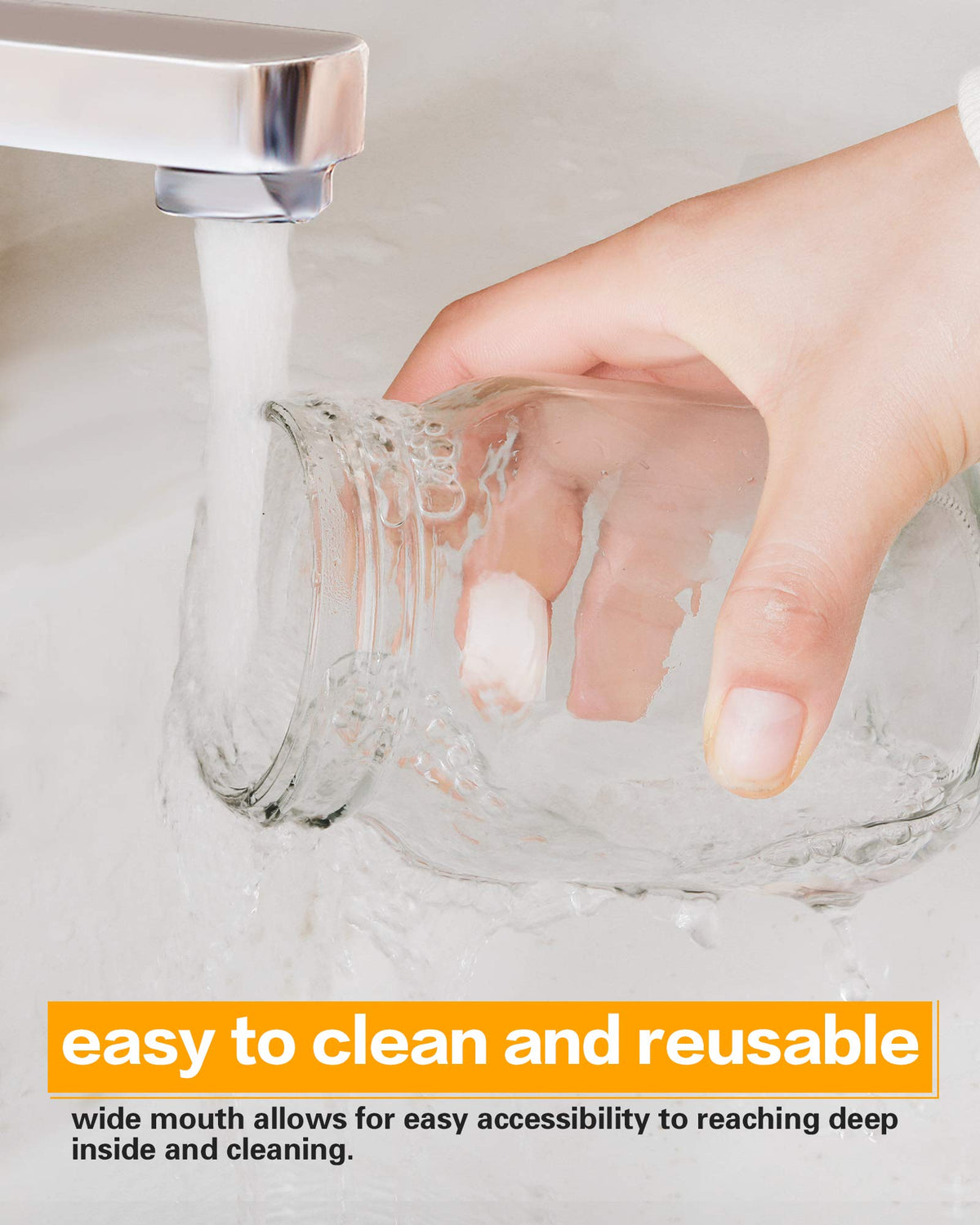 Rainforce versatile jars ideal for canning, meal prep, and crafts.