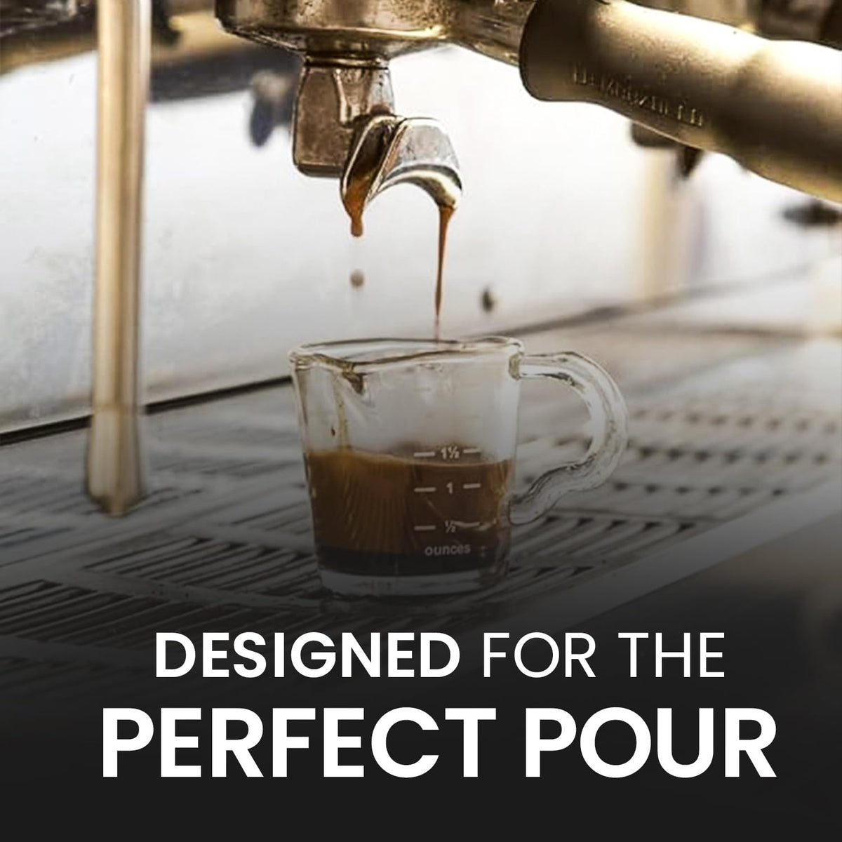 Rattleware 3-ounce capacity ideal for espresso shots in busy bars.