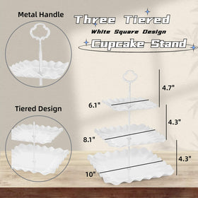 RAUVOLFIA easy to assemble and disassemble cupcake stand for quick party setups.