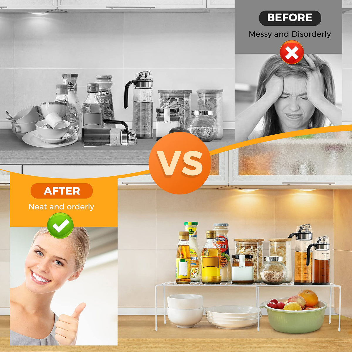 Ravinte easy-clean wire design wipes clean with a damp cloth.