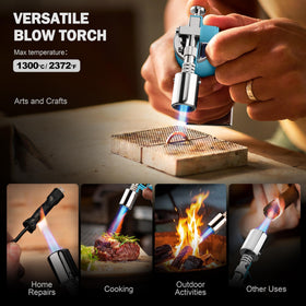 RAVS blue adjustable-flame torch lets you dial heat for delicate tasks