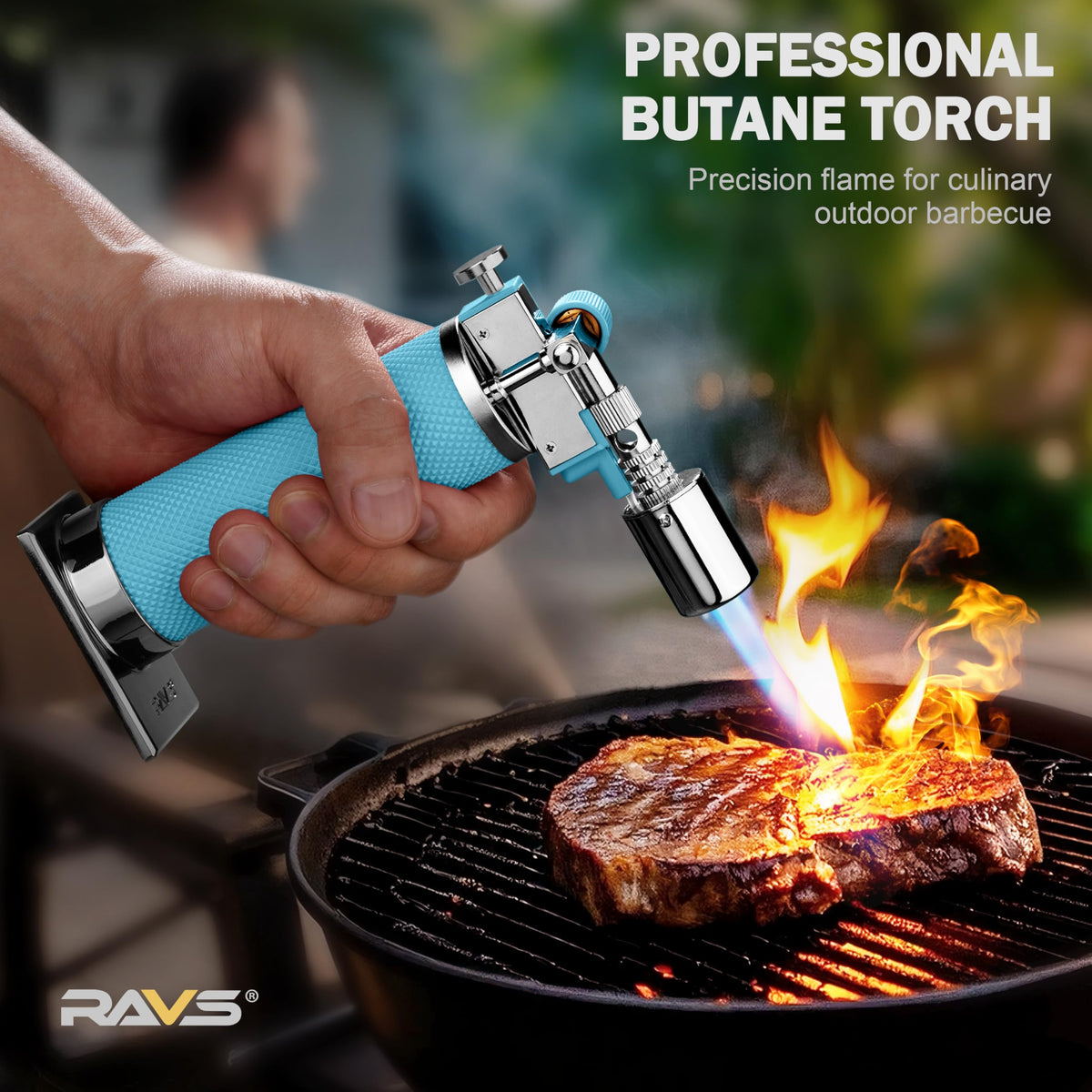 RAVS blue piezo-ignition ensures quick ignition for rapid cooking tasks