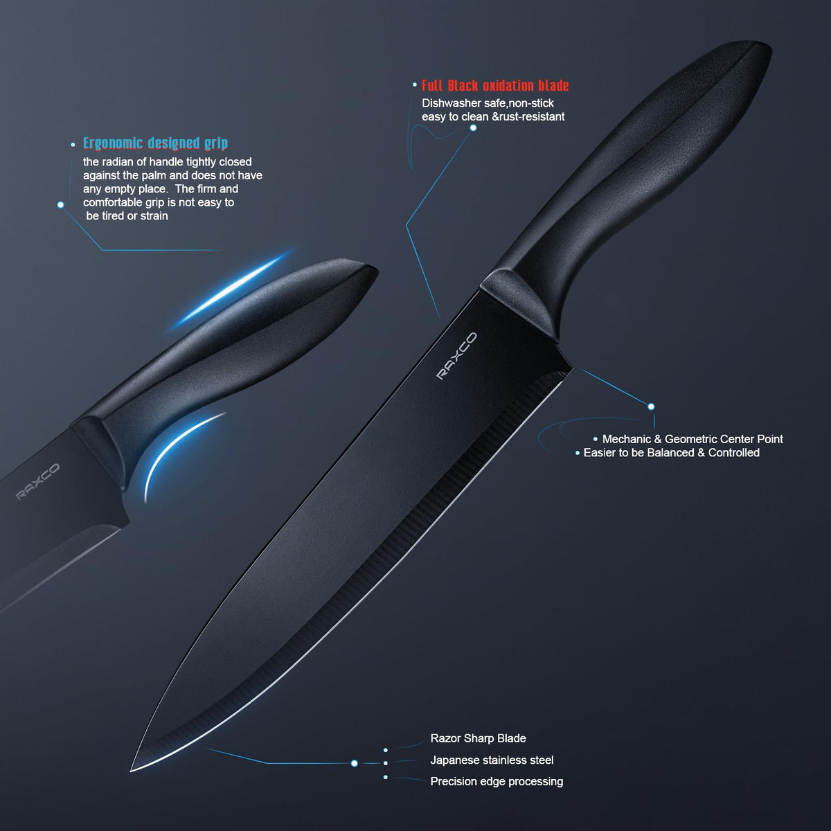 RAXCO pasta fork demonstrates versatile stirring and serving