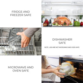Razab bakeware glass lasagna storage for easy baking and storing