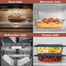 Razab ergonomic grip handles make transporting hot dishes easier.