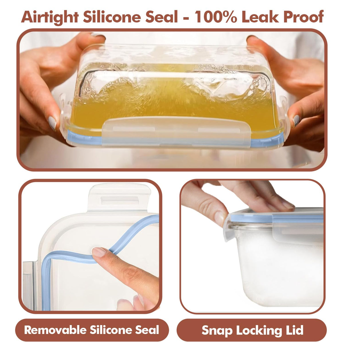 Razab freezer-to-oven-safe glass containers for versatile cooking.