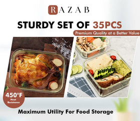 Razab variety of sizes suits snacks and meals for on-the-go prep.