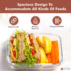 Razab rectangular and square shapes keep leftovers organized and ready to reheat.