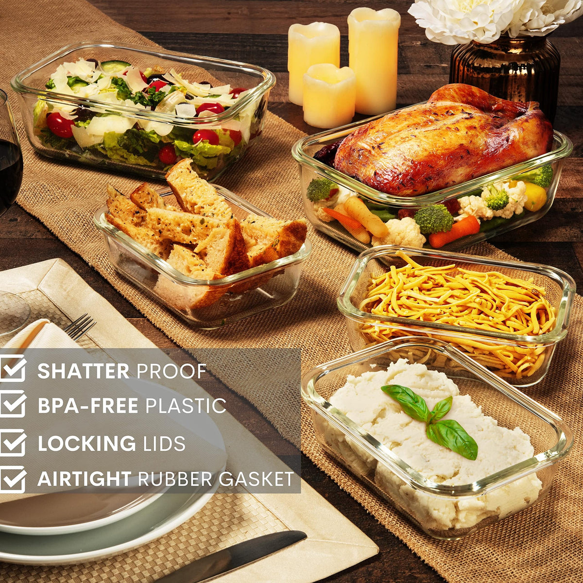 Razab top-shelf dishwasher-safe glass for easy cleanup.