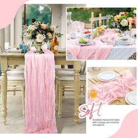 RealBox baby shower table runner decor creating a gentle festive setup