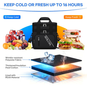 RealCool lunch bag adjustable strap for comfortable carrying during commutes