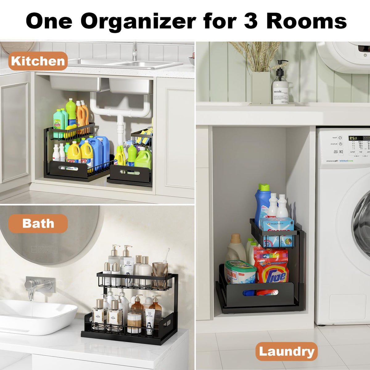 REALINN fits most standard cabinets and stays steady
