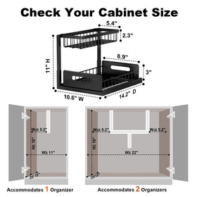 REALINN fits standard cabinets with compact dimensions