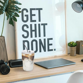 RÉΑLWÁY stylish 2-pack cups enhance home, office, or bar beverages.