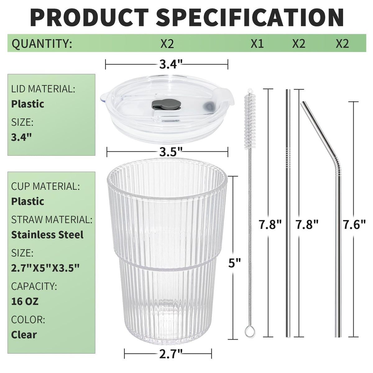 RÉΑLWÁY ribbed acrylic cups offer a secure grip and elegant texture.