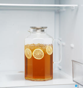 Rechano octagon pitcher suited for lemonade, juice, or water with practical design.