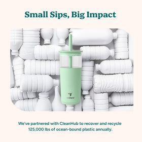 REDUCE Aspen 20 oz tumbler fits cupholders and keeps drinks cold on the go.