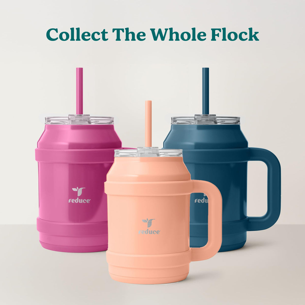 REDUCE Cold1 tumbler inner ounce markings help track daily hydration