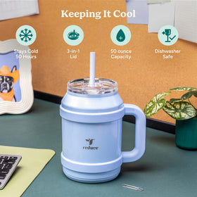 REDUCE Cold1 tumbler straw enables convenient sipping throughout the day