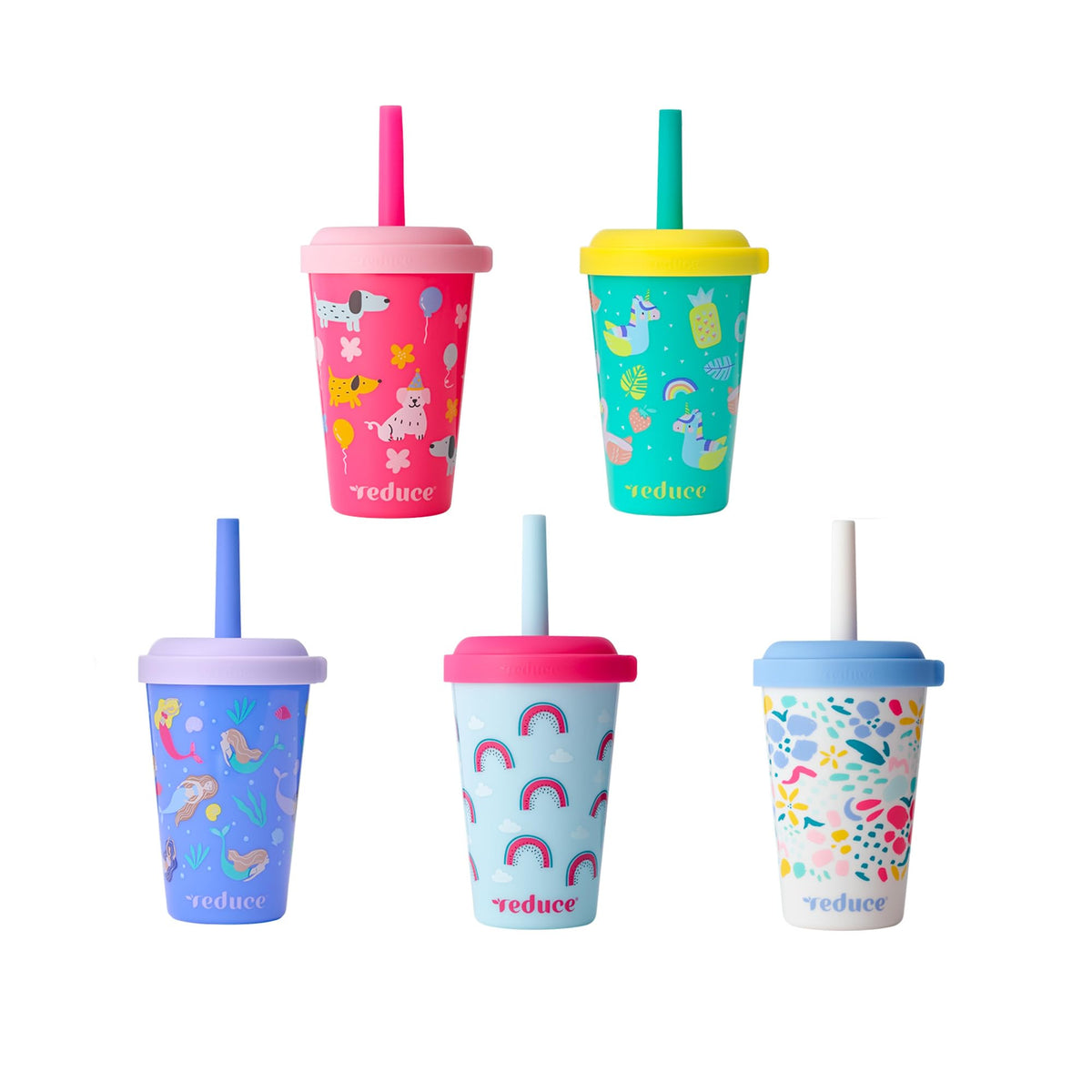 REDUCE GoGo's Kids Tumbler with spill-proof straw for mess-free sipping during playdates