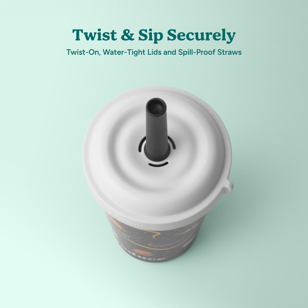 REDUCE GoGo's spill-proof straw tumbler keeps drinks contained during travel and activity.